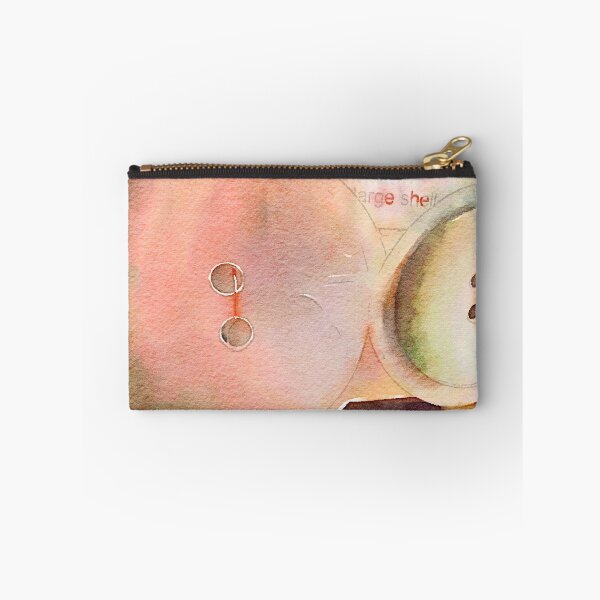 Item preview, Large Shell Buttons Watercolor designed and sold by Elsa L Kendall.