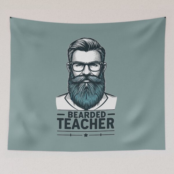 Item preview, Bearded Teacher - Funny Jokes Appreciation Gift designed and sold by Daqomm.