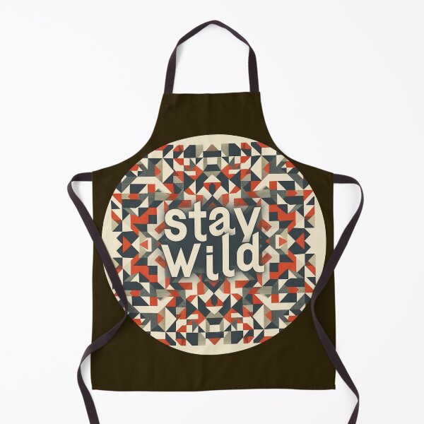 Item preview, Stay Wild: Geometric Pattern & Sans-Serif Font designed and sold by Ace Apparel Attire.