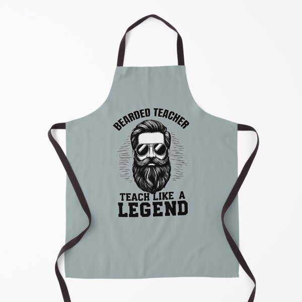 Item preview, Bearded Teacher Quote - Teach Like A Legend designed and sold by Daqomm.