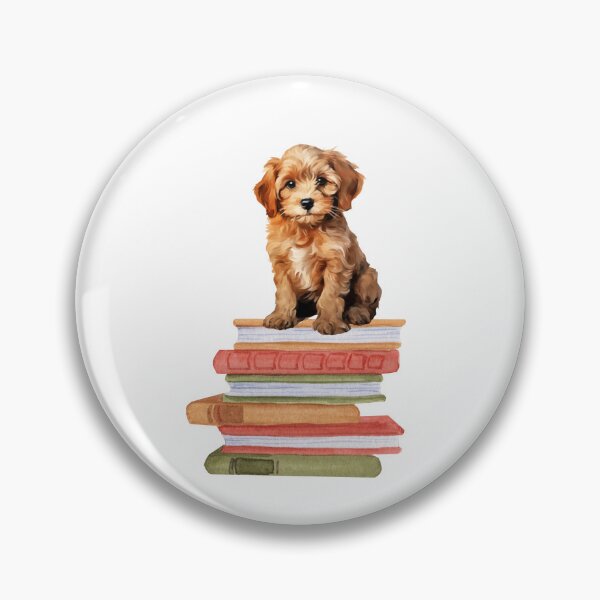 Item preview, Cockapoo Puppy And Books designed and sold by TheAnimalZ00.