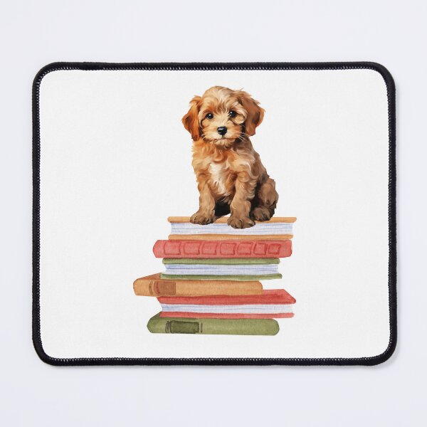 Item preview, Cockapoo Puppy And Books designed and sold by TheAnimalZ00.