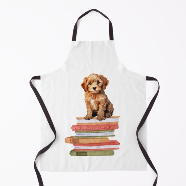 Item preview, Cockapoo Puppy And Books designed and sold by TheAnimalZ00.