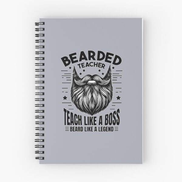 Item preview, Bearded Teacher Quote - Teach Like A Boss designed and sold by Daqomm.