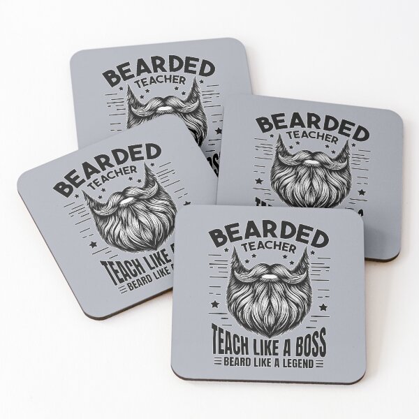 Item preview, Bearded Teacher Quote - Teach Like A Boss designed and sold by Daqomm.