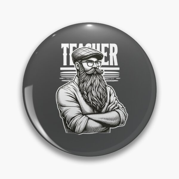 Item preview, Bearded Teacher: Funny Jokes Christmas appreciation Gift designed and sold by Daqomm.