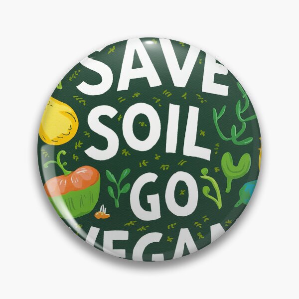 Item preview, Save Soil Go Vegan designed and sold by veganeats.