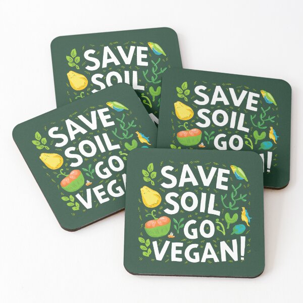 Item preview, Save Soil Go Vegan designed and sold by veganeats.
