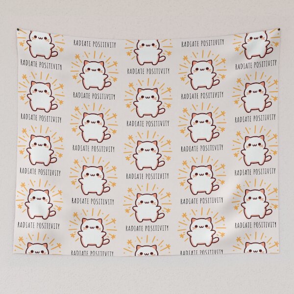 Item preview, Radiate Positivity Cat designed and sold by LemuellTrends.