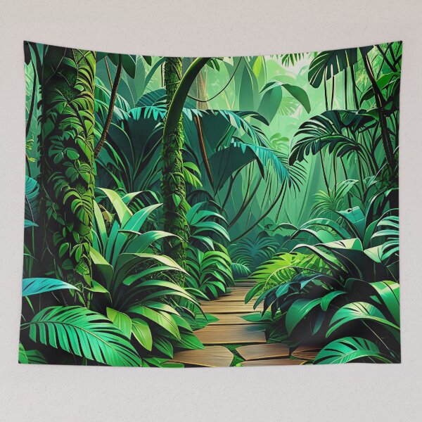 Artikelvorschau, Sunny Jungle Pattern entworfen und verkauft von TheArtOfPat.