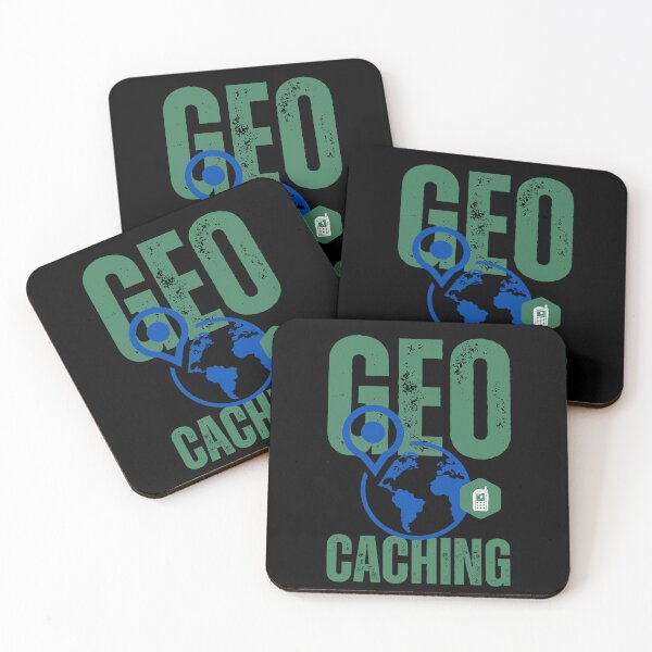 Item preview, Geocaching Cool Theme Print designed and sold by Thehatinthecat.