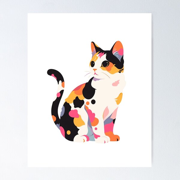 Artikel-Vorschau von Calico-Porträt, süße Calico-Katze, für Calico-Katzenliebhaber, designt und verkauft von xiao xuans.