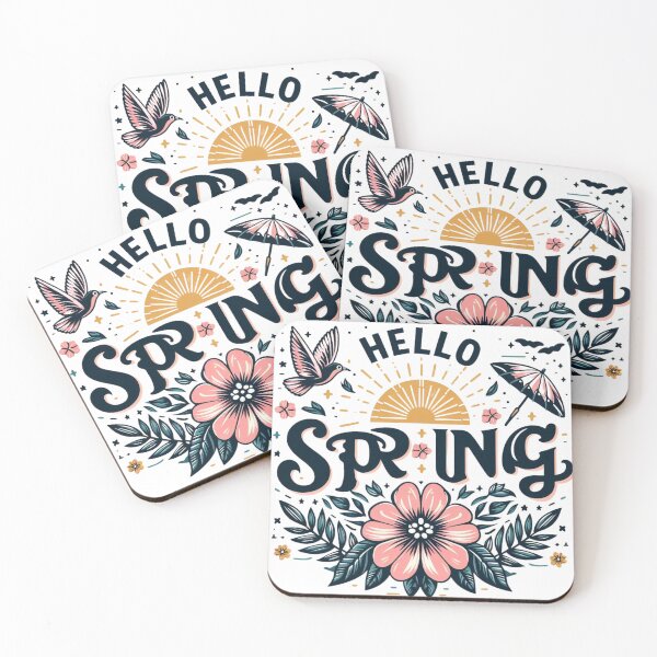 Item preview, Hello Spring T-Shirt - Spread Joy with Every Wear designed and sold by StyleStrand.