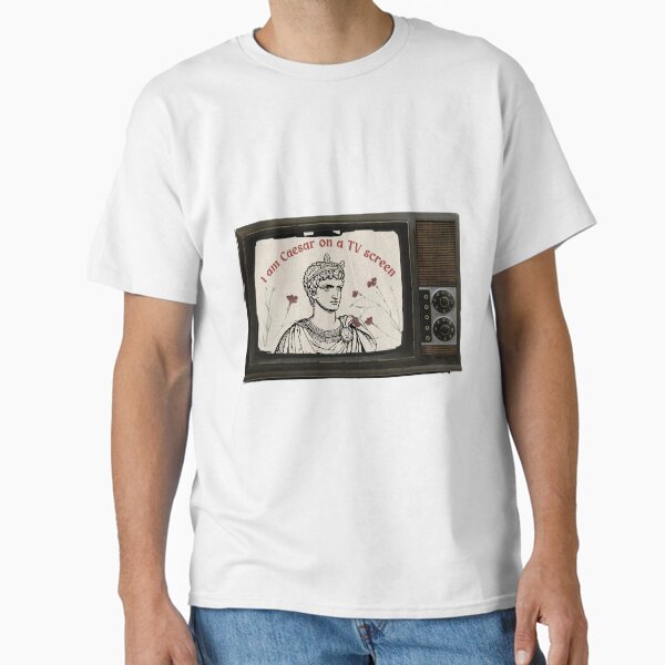 Vista previa del artículo con la obra «Soy César en una pantalla de televisión - La última cena», diseñado y vendido por ClodetteDesigns.