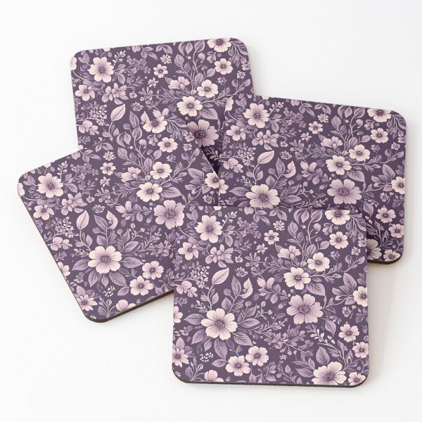 Item preview, Beautiful Floral Purple Pattern designed and sold by Ninjakandy.