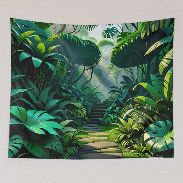Artikelvorschau, Sunny Jungle Pattern entworfen und verkauft von TheArtOfPat.