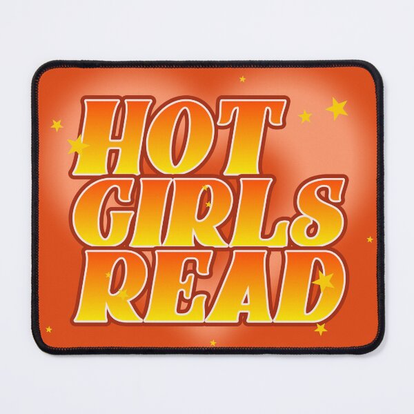 Item preview, Hot Girls Read Orange designed and sold by BookishLounge.