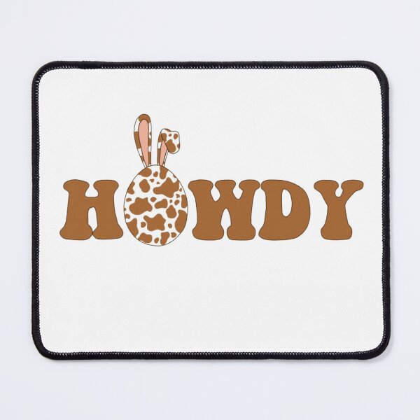 Item preview, Howdy Bunny Cow Print designed and sold by jennysselling.
