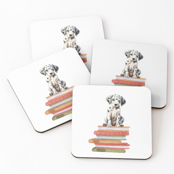 Item preview, Dalmatian Puppy And Books designed and sold by TheAnimalZ00.
