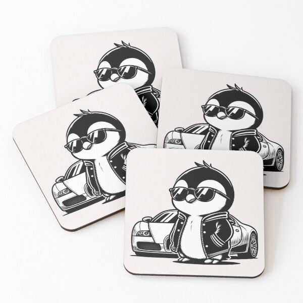 Item preview, Hyper Car Penguin designed and sold by LemuellTrends.