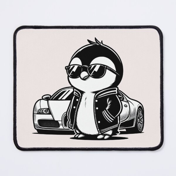 Item preview, Hyper Car Penguin designed and sold by LemuellTrends.