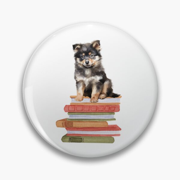 Artikelvorschau, Finnischer Lapphund-Welpe und Bücher entworfen und verkauft von TheAnimalZ00.