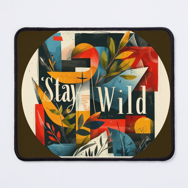 Item preview, Stay Wild: Geometric Fusion & Modern Typography designed and sold by Ace Apparel Attire.