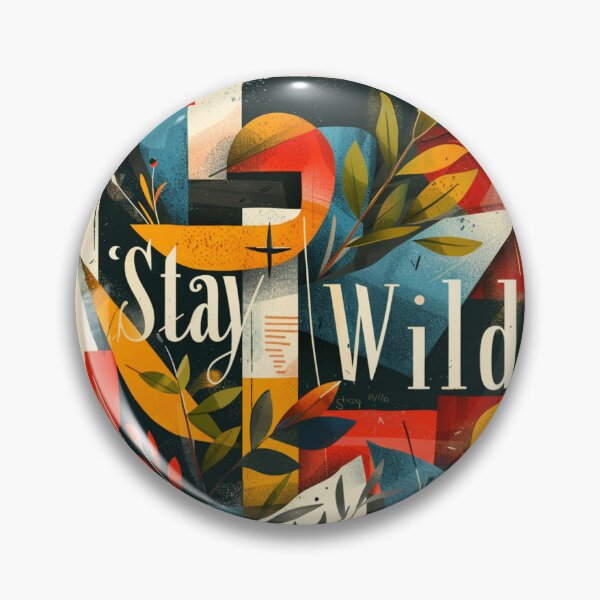 Item preview, Stay Wild: Geometric Fusion & Modern Typography designed and sold by Ace Apparel  Attire.
