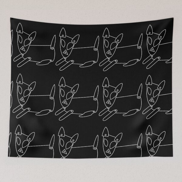 Item preview, The_Articulated_Cat_<White Line> Style_No.05, 2023 By Mix The Arts Studio designed and sold by MixTheArtStudio.