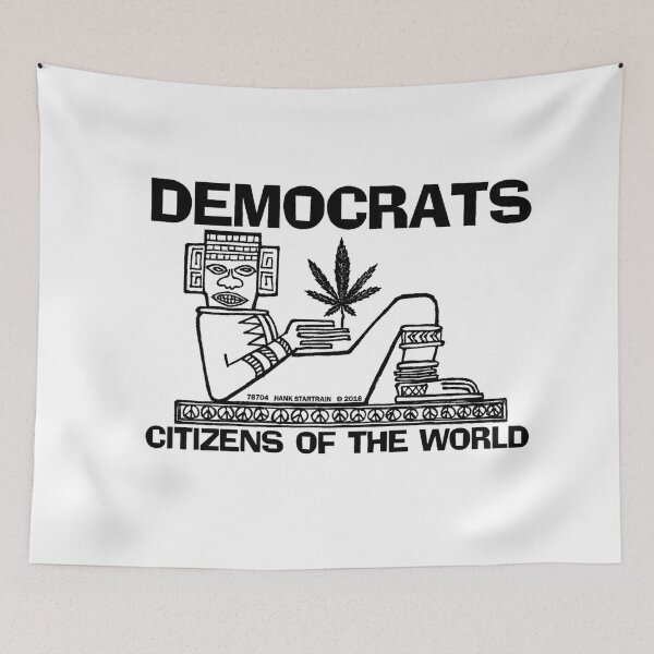 Item preview, DEMOCRATS ~ CITIZENS OF THE WORLD ~ CHACMOOL ~ (V-4-150) designed and sold by RodeoMalibu.