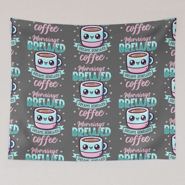 Item preview, Mornings Brewed Dreams Renewed Coffee designed and sold by RuggedCocoShop.
