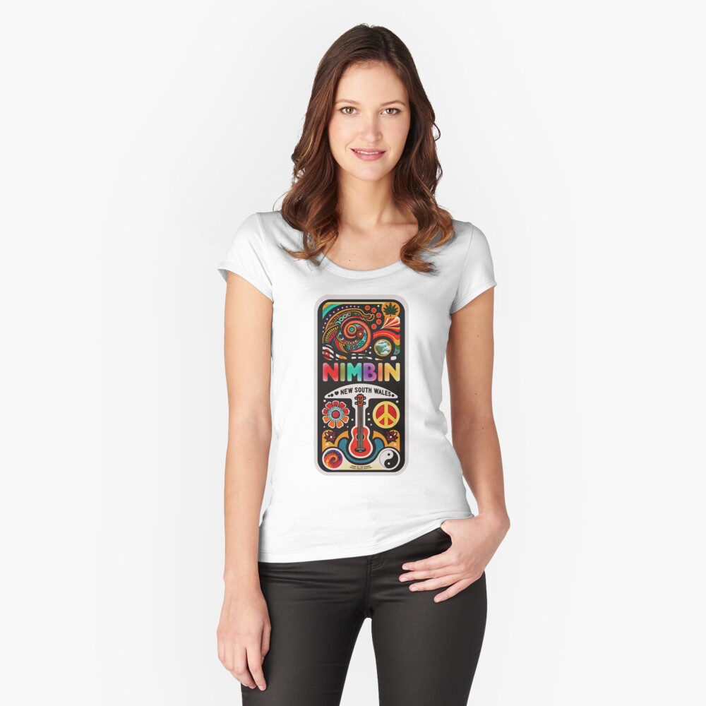 Item preview, Fitted Scoop T-Shirt designed and sold by DanJohnDesign.