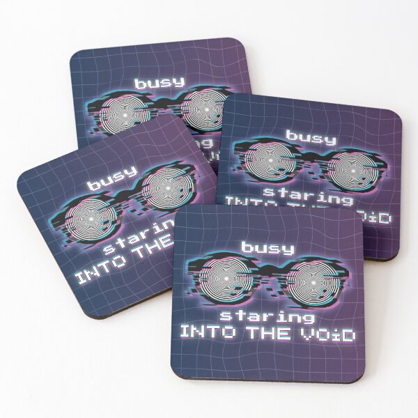 Item preview, Staring into the Void: Cyberpunk Glitch Vibes designed and sold by Allie-Vesper.