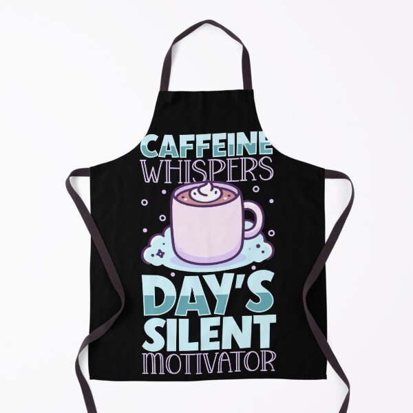 Item preview, Caffeine Whispers Day's Silent Motivator designed and sold by RuggedCocoShop.