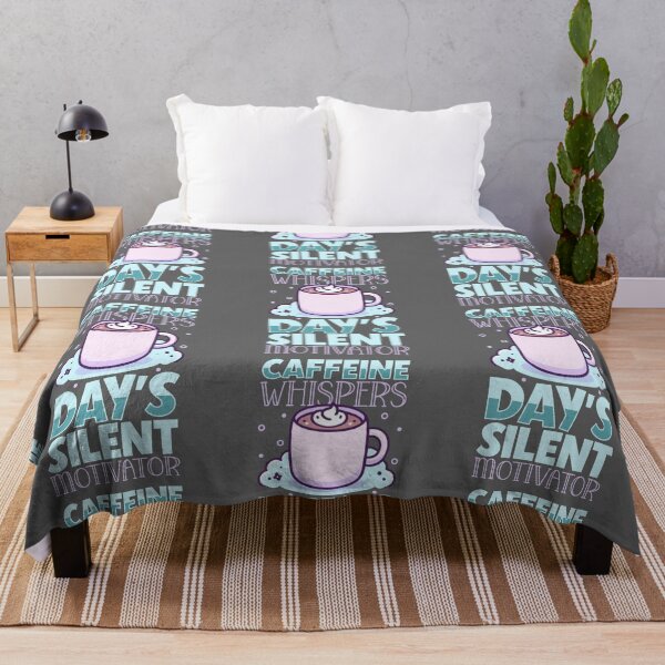 Item preview, Caffeine Whispers Day's Silent Motivator designed and sold by RuggedCocoShop.