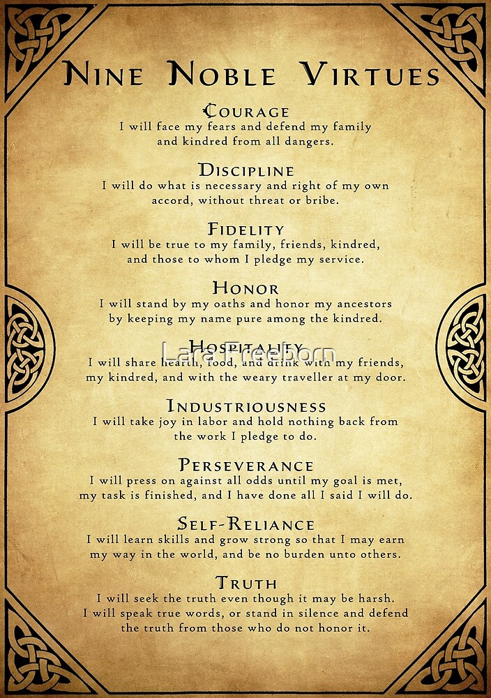 5 virtues of life image