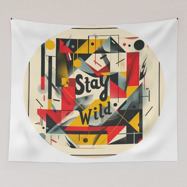Item preview, Abstract Geometry: Expressing 'Stay Wild designed and sold by Ace Apparel  Attire.