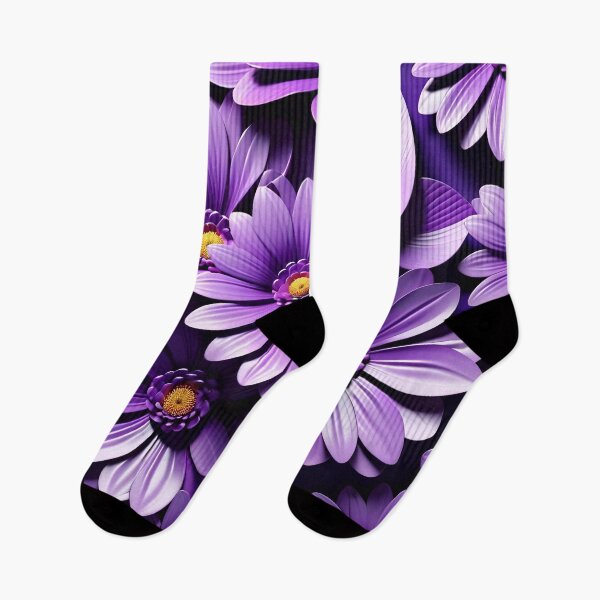 Artikelvorschau, Purple Summer Flower Pattern entworfen und verkauft von TheArtOfPat.