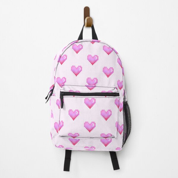 Item preview, Heart Pixel Art Retro Gradient Pink  designed and sold by ChiyuStudio.