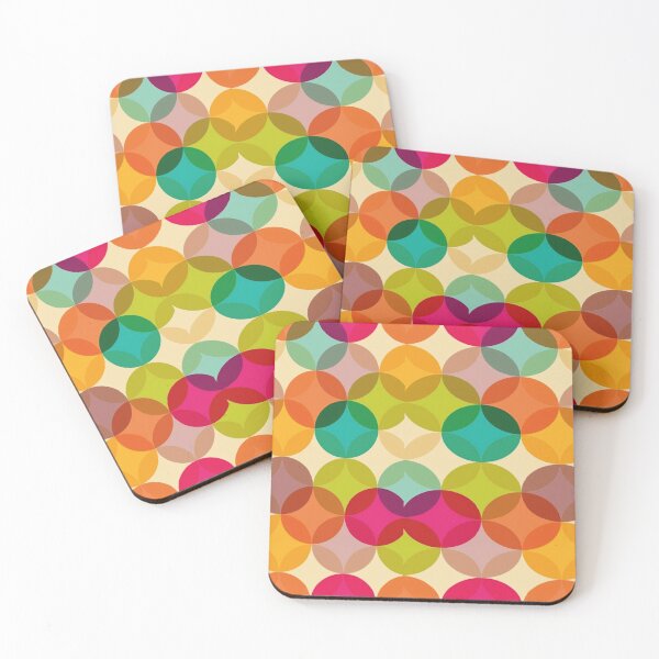Item preview, beautiful colored circles with transparency, patterns designed and sold by ninabynina.