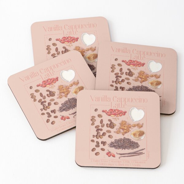 Item preview, Vanilla Cappuccino Latte designed and sold by cuppafae.