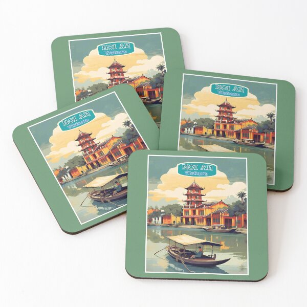 Item preview, Hoi An Vietnam Vintage Travel and Tourism Advertising Print designed and sold by posterbobs.