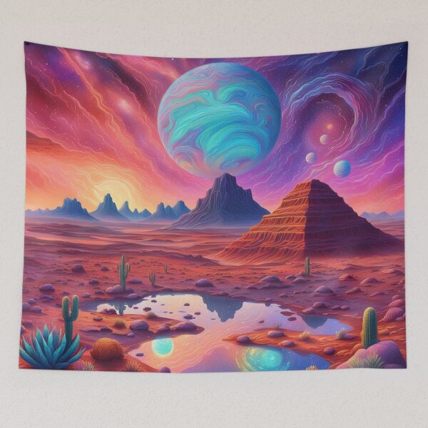 Item preview, sunset over the desert c designed and sold by Jenswhim.