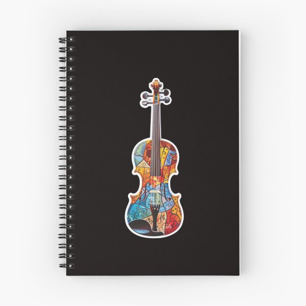 Item preview, Acoustic Violin Vivid Colours designed and sold by K-ART-STUDIO.