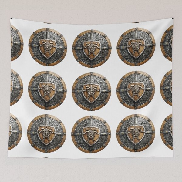 Item preview, Medieval Shield, Viking Shield, Logo, Sticker, Wall arts, Art Prints and More designed and sold by Kevin Lou.