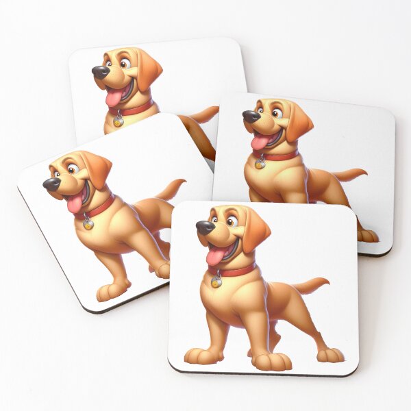 Item preview, Cartoon Yellow Labrador retriever designed and sold by André Botes.