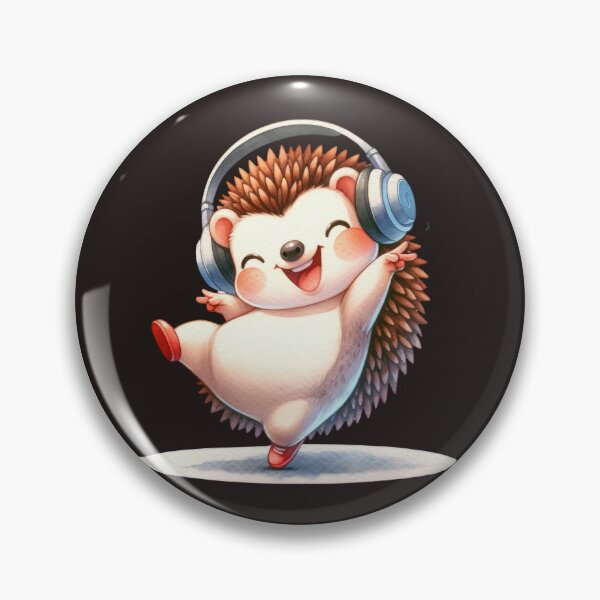 Item preview, Cute hedgehog dancing! designed and sold by fribabywonder.