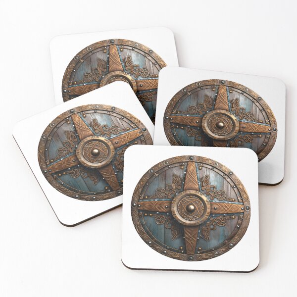 Item preview, Medieval Shield, Viking Shield, Logo, Sticker, Wall arts, Art Prints and More designed and sold by Kevin Lou.