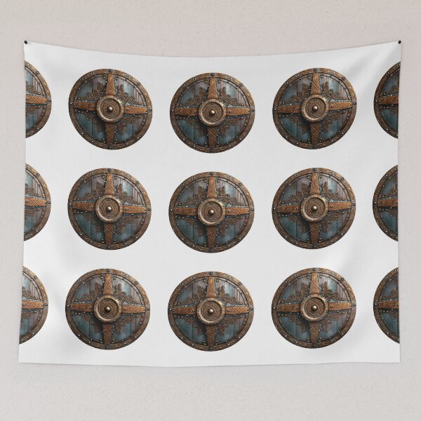Item preview, Medieval Shield, Viking Shield, Logo, Sticker, Wall arts, Art Prints and More designed and sold by Kevin Lou.