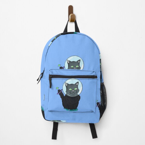 Item preview, Space cat (black fur) designed and sold by ikigaiartist.